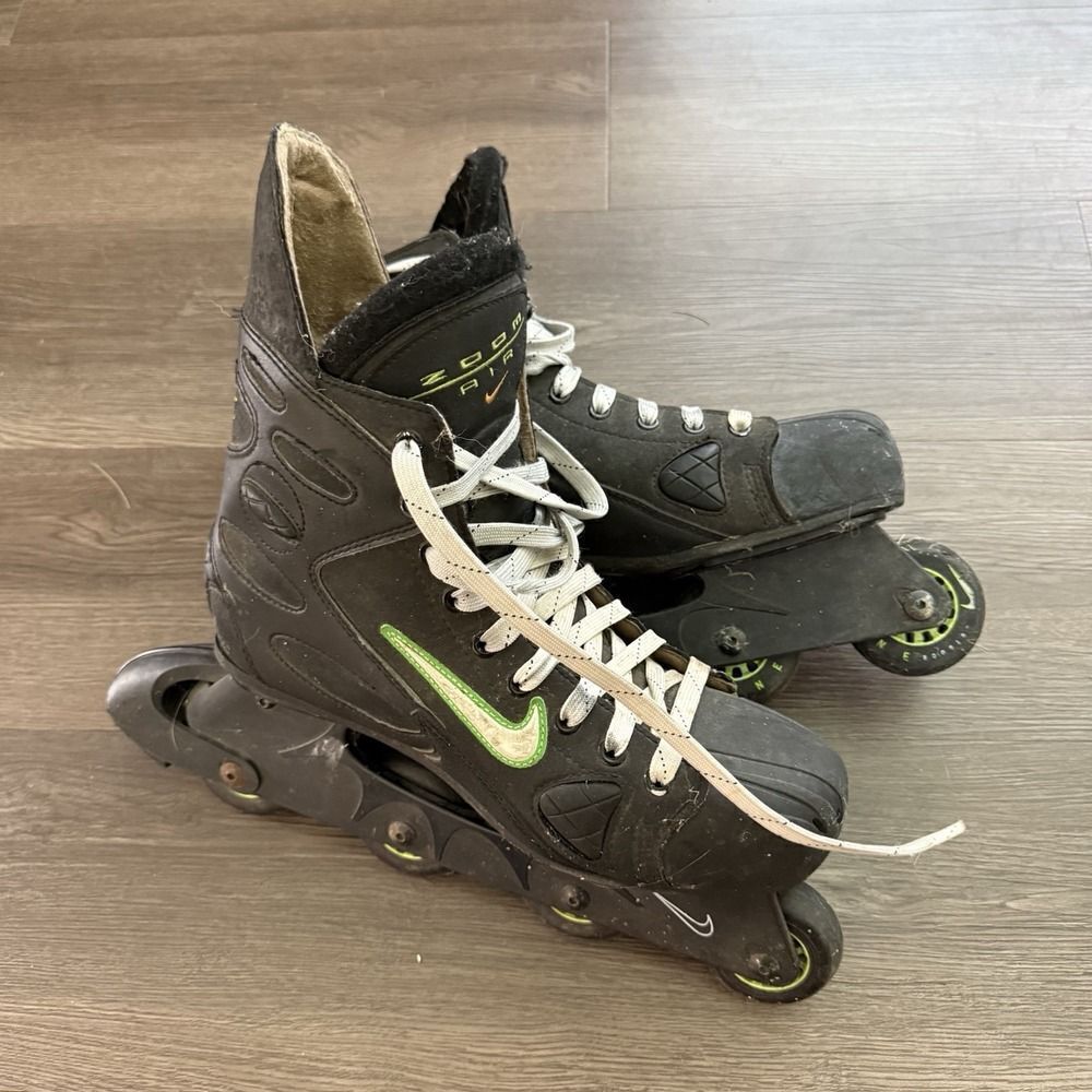 VTG Nike Zoom Air Roller Blade‎ Hockey Inline Roller Skates Sz 11 US